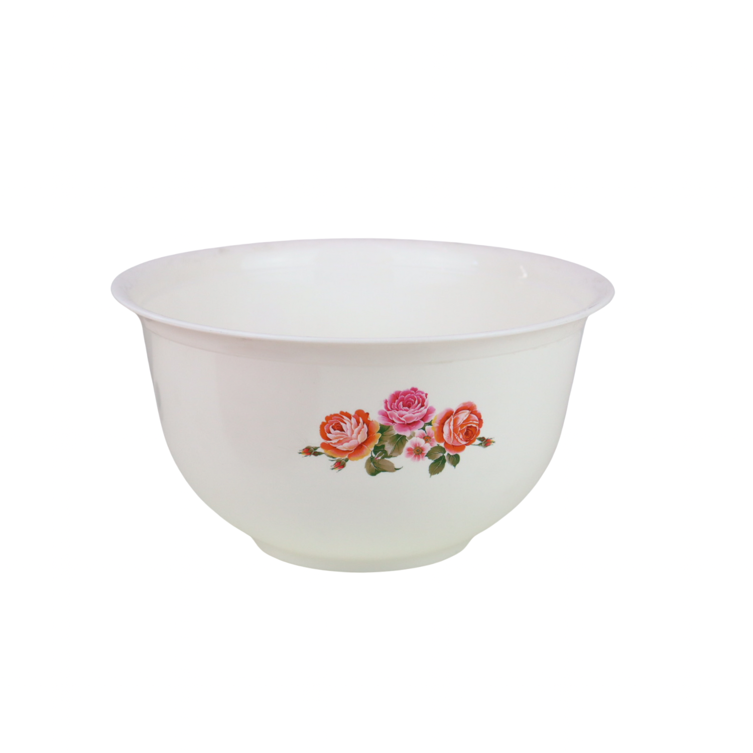 Plastic bowl with silicone lid