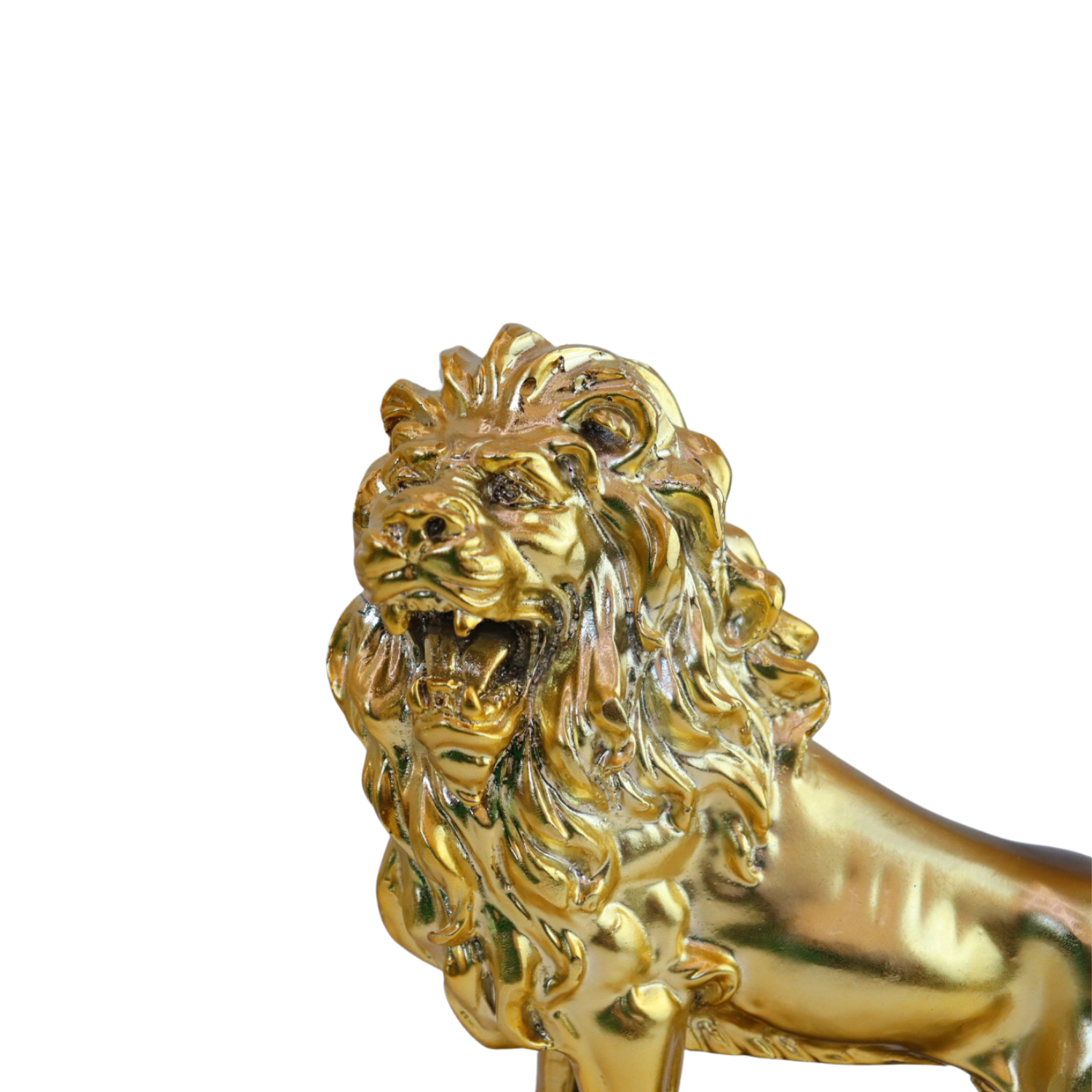 Lion in gold + silver color